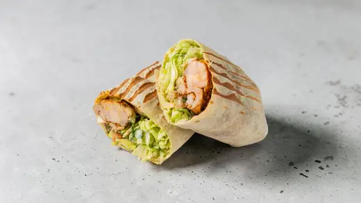 Tikka Wrap at Tikkas Oxford Circus